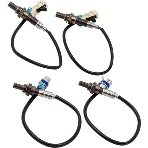 4Pcs O2 Oxygen Sensor for Cadillac Escalade Chevrolet Silverado Tahoe GMC Yukon Sierra 12609457 12611165 92457789