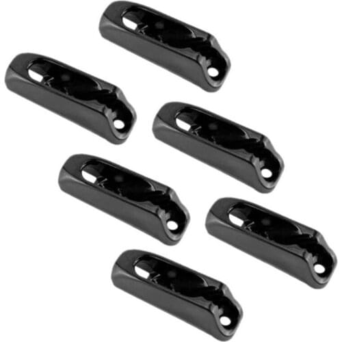 ELOS-6Pcs Canoe Kayak Cord Lock Rudder Control Nylon Self-Lock Rope Cord Tensioner Runner Anchor Jam Cleat Boat Accessories