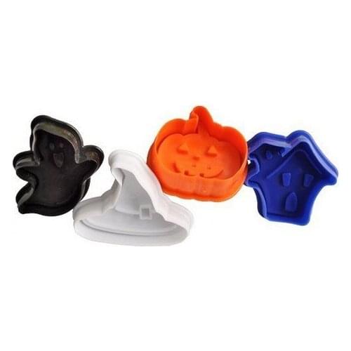 Halloween Pumpkin House ghost hat Plunger and Cookie Cutter