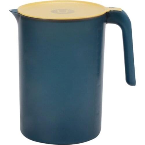 Water Pitcher Plastic Juice Pitcher With Lid - Dishwasher Safe BPA Free Durable Beverage Jug Home Kitchen Household Gift