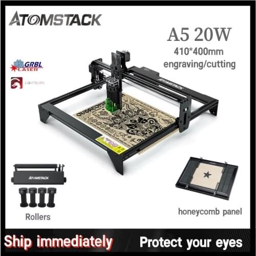 ATOMSTACK A5 20W 410x400cm Carving Area Diy Wood Cutting CNC Laser Portable Machine Laser Engraving Machines