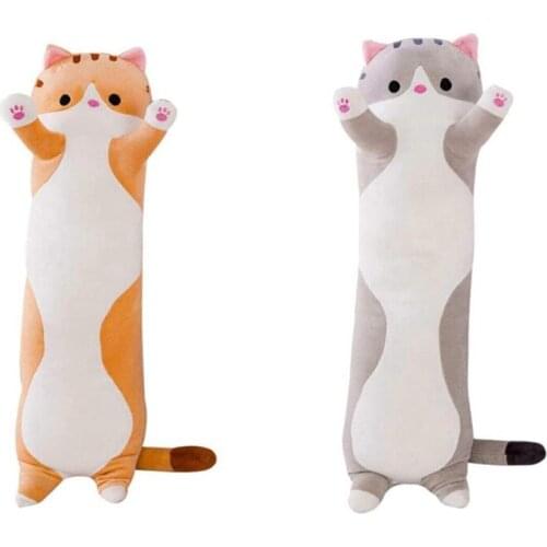Kawaii Baby Stuffed Animal Plush Cat Soft Toy Pillow Doll Toy Gifts,Cute Soft Plush Animal Pillow Stuffed,90cm