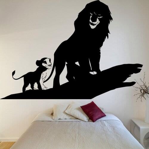 Lion King Wall Decal Simba Window Sticker Lion King Vinyl Decal Cartoon Nurser Decor Home Decoration Living Bedroom Room C230