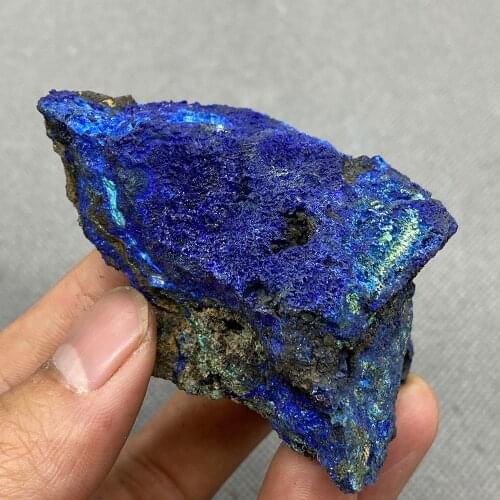 Natural azurite mineral cristal espécime da província de anhui, china