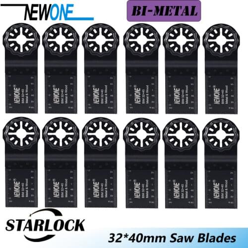 NEWONE 32mm BIM Starlock Saw Blades for Starlock System Oscillating Multi-Tools STARLOCK Electric Trimmer cutting wood