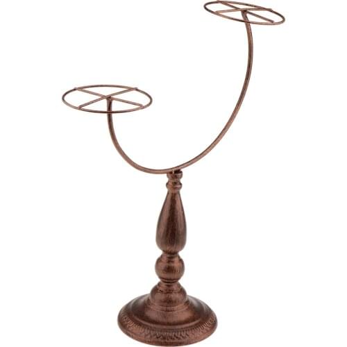 Showcase 2 Hanger Holder Wigs Hat Cap Storage Display Stand