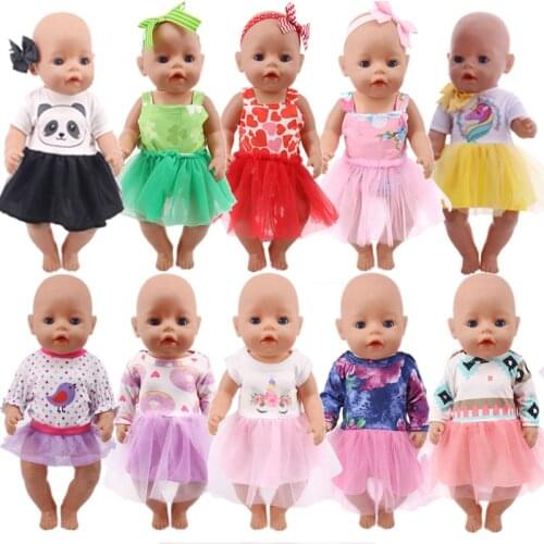Doll Clothes, Reborn Baby Doll Dresses And 18-inch American Doll Dresses, Gifts For A Generation Of Ggirls, Childrens Ttoys