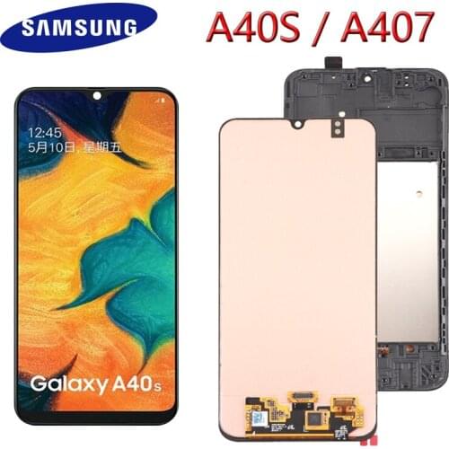 Original AMOLED LCD For Samsung Galaxy A40s A3050 LCD Touch Screen Digitizer LCD For Samsung A40s Lcd A407 Display Replacement