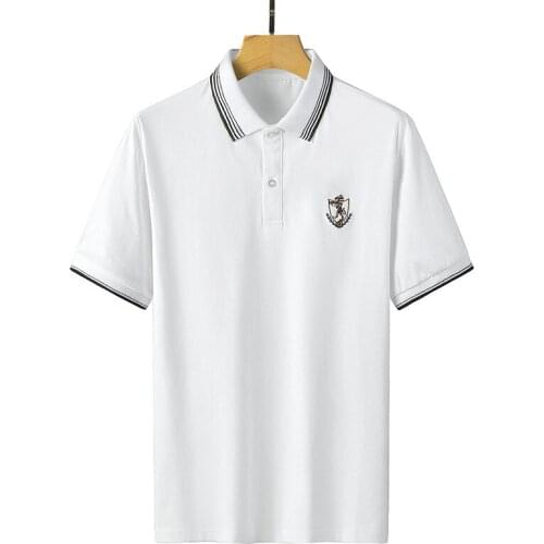 Customized with own logo trend Korean shirt collar short sleeve Polo shirt oversized t-shirt casual 2021 t shirt lapel clothes