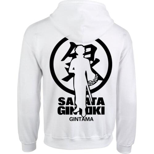 Sakata Gintoki Gintama Hoodie Coat Animation Comic Cosplay Fashion