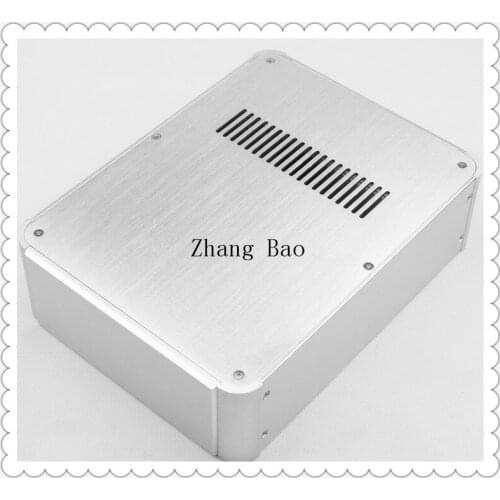 WA73 Aluminum Chassis Enclosure Box Case Shell for Audio Amplifier 323x243x90mm