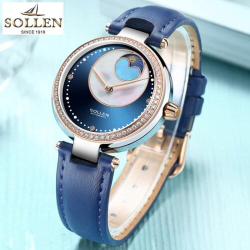 Женские механические часы YUWSPR China At AliExpress