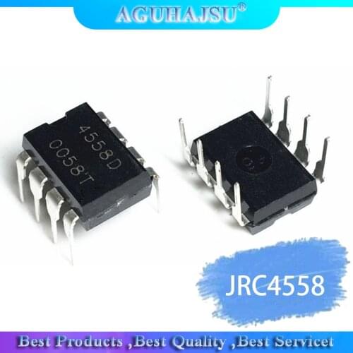 20PCS NJM4558D DIP8 NJM4558 DIP JRC4558D JRC4558 new Dual operational amplifier