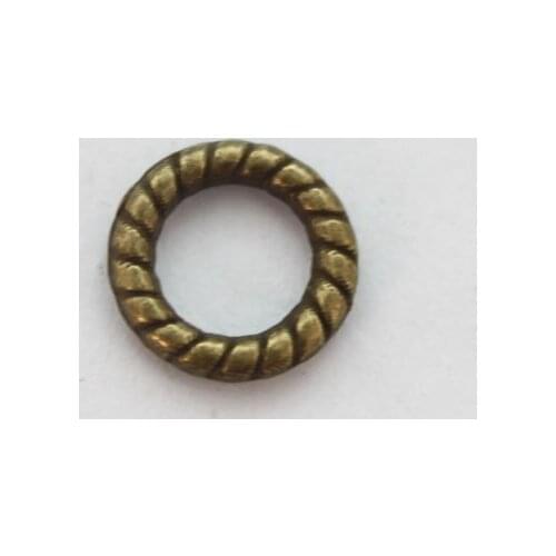 400PCS Antiqued Bronze colour 10mm circle link connectors A10218B