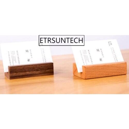 50pcs Wooden Dinner Party Card Holder Memo Clips Photo Business Desk Organizer Numbers Name Display Decoration Stand