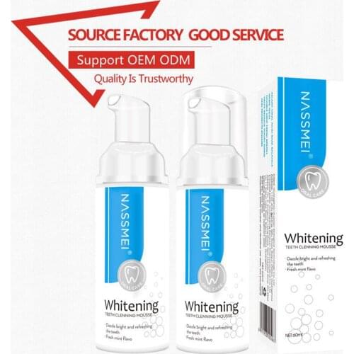 60ml Teeth Tooth Whitening Toothpaste Intensive Gums Mousse Deeply Cleaning