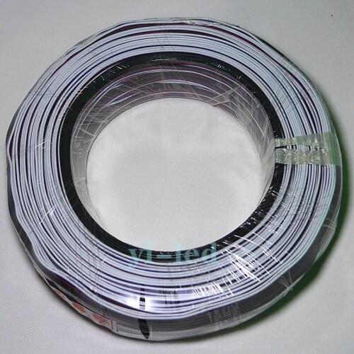 600 meters Roll 5Pin 18AWG 20AWG Extension Wire Cable Cord White/Blue/Red/Green/Black Connector For RGBW 5050 LED Stirp Light