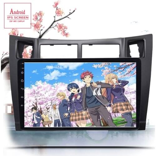 Android 10.0 Car RADIO For Toyota-y Yaris 2005-2012 9 Inch Car Multimedia DVD Player GPS Navigation Head unit 2din Autoradio DVD