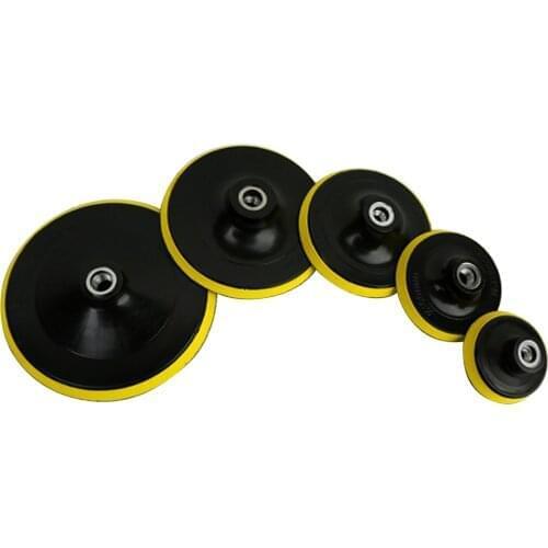 M14 Backing Pad Car Polisher Bonnet Dia 3' 4' 5' 6' 7' Inch Angle Grinder Wheel Sander Paper Disc Auto Polishing Machine Tool