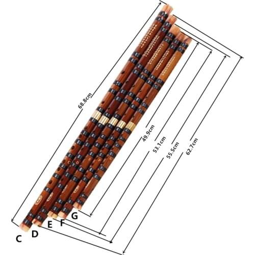 Bamboo Flute Musical Instruments Chinese Dizi Transversal