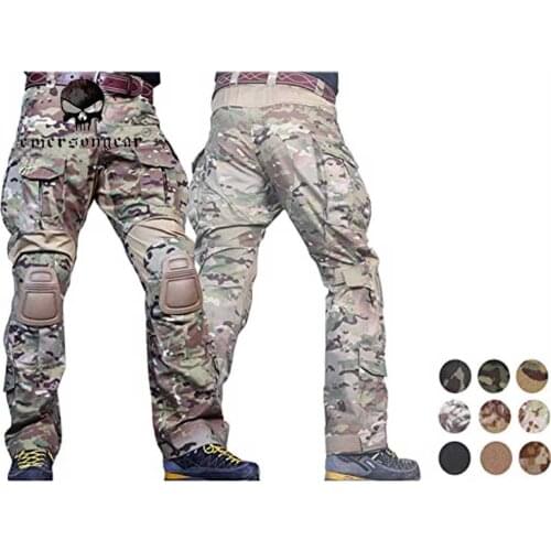 EMERSON Combat Gen3 Pants Airsoft Military Army bdu Trousers with Knee Pad