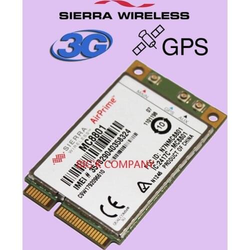 JINYUSHI For MC8801 3G WWAN card WCDMA Module up to 42Mbps HSPA+ 3G Mini PCIe Card in the stock free shipping