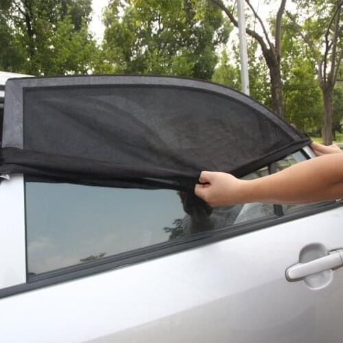 Nice Design 2PCS/pair Adjustable Car Window Sun Shades UV Protection Shield Mesh Cover Visor Sunshades XL Car Styling Decoration