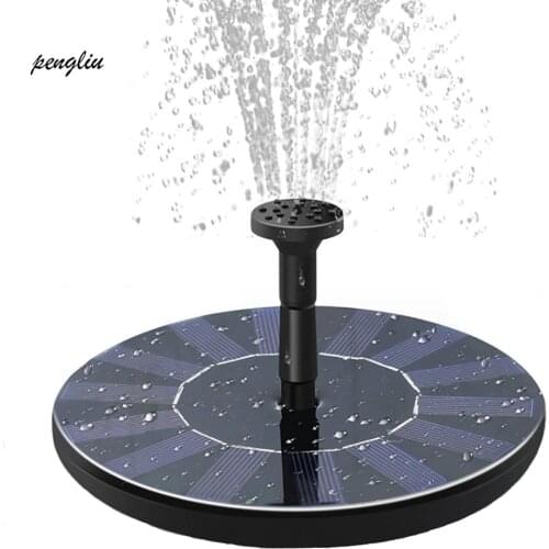 Mini Round Solar Suspension Floating Water Fountain For Garden Decoration Solar Fountain Pool Pond Decor Easy To Install