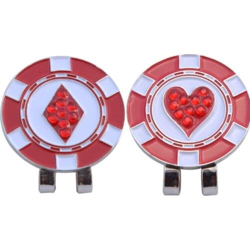 Free shipping various design Golf Ball Mark with Golf Hat Clip Magnetic Outdoor Alloy golf marker supplies accessories