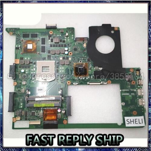 SHELI For ASUS N76VJ N76V Motherboard 60NB0040-MB1000 69N0NVM10A01