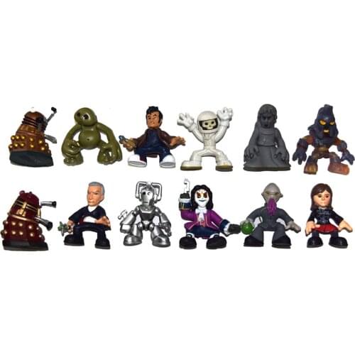 Lot of 5 Random Mini Doctor Who Loose Dalek Cybermen Wipping Angel Loose Action Figure