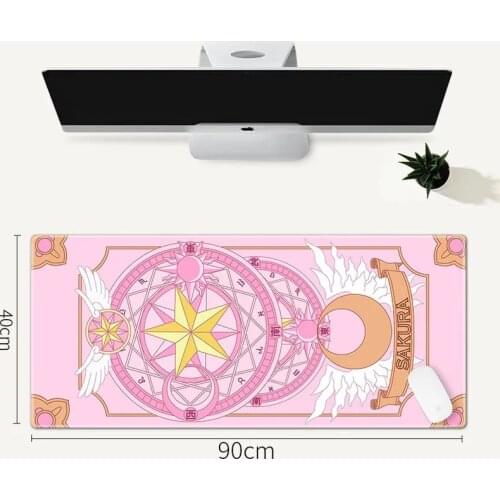 New Anime 90*40cm Rubber Gaming Mouse Pad Waterproof Laptop Keyboard Pad Anti-Slip Best Choice CS Mousepad for Office and Home