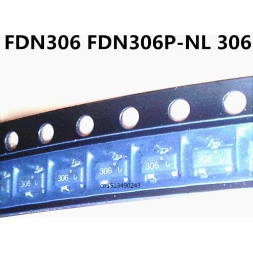 Original new 20pcs/ FDN306 FDN306P-NL 306 SOT23