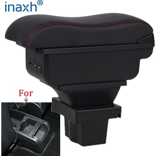 For Skoda Octavia Armrest box For Skoda Yeti Mk2 2005-2012 Car Armrest Retrofit parts Storage box car accessories USB