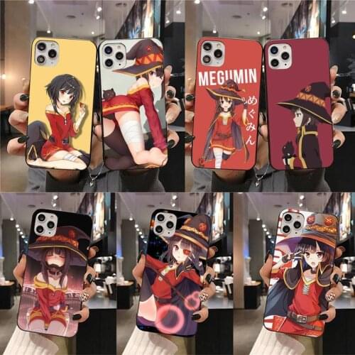 Konosuba Megumin Luxury Unique Phone Cover for iPhone 11 pro XS MAX 8 7 6 6S Plus X 5S SE 2020 XR case