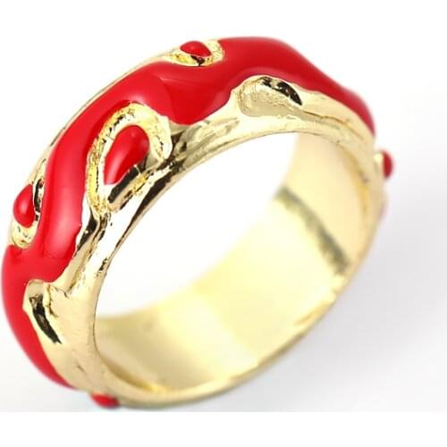 Ti8 9# size Hot Game DOTA 2 Model Stainless Steel Ring Dota 2 Wholesale Rings metal ring for men Women Drop shipping