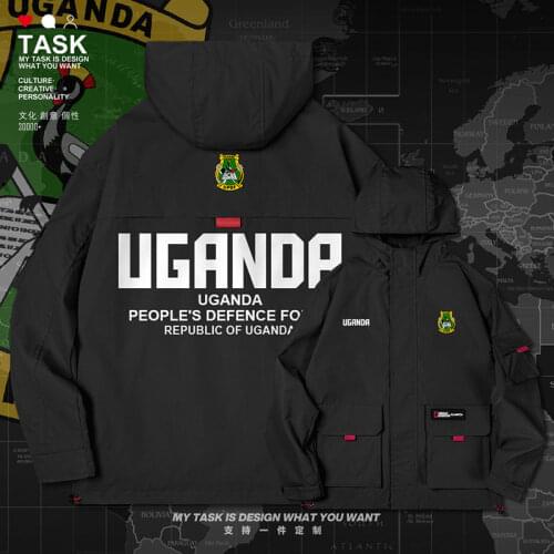 Uganda Ugandan UGA men jacket hooded Land Force logo army fan Tactical printed for men coat top clothing new clothes autumn