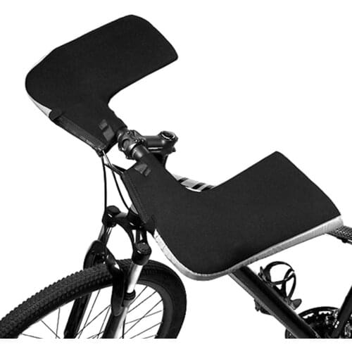 Bike Handlebar Mitts Winter Cycling Mountain Bike Handlebar Mittens Windproof MTB Bicycle Bar Warmer Covers Bike