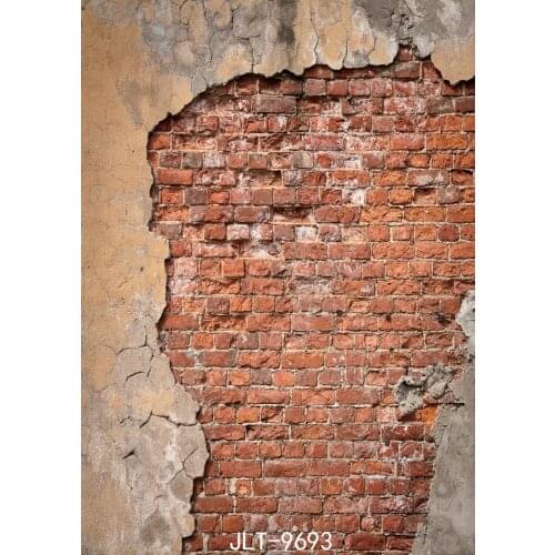 Shabby Brick Wall Photo Background Vinyl Cloth Customize Photography Backdrops Nostalgic Photography Accessories Photophone