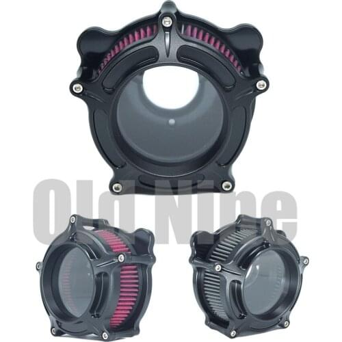 Motorcycle Air Cleaner Grey Intake Filter RSD Fit For Harley XL Sportster 91-17 Touring 2000-2007 Road Glide 08-16 Softail 2018