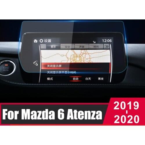 For Mazda 6 Atenza 2019 2020 Tempered Glass Car Navigation Screen Protector LCD Touch Display Screen Film Anti Scratch