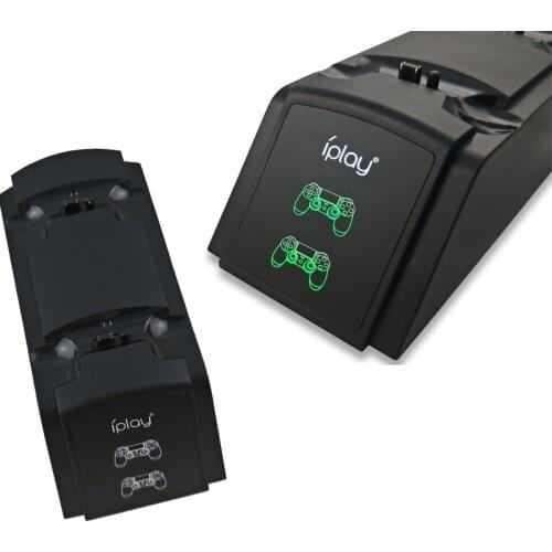 Dual Port Charging Dock Station Stand For Sony Playstation 4 PS4 Slim PS4 Pro Controller Charger With LED Display Power Supply