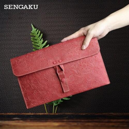 Cow Leather Women Clutch Bag Genuine Leather Fashion Messenger Pouch Brand Woman Wallet Purse