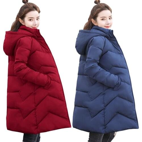 5XL 6XL Plus Size Winter Women Down Coats casual Jackets Women Long Sleeve Warm Winter Coat Hooded Parka Female Autumn Outwear