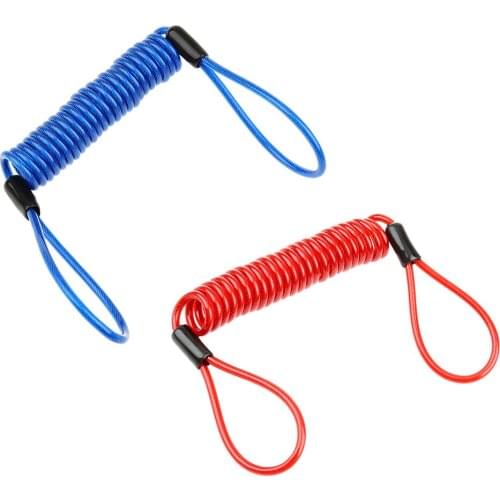 2Pcs Scuba Diving Boating Lanyard Diver Snorkeling Lanyard Spring Coil Ropes for Survival, Camping, Fishing