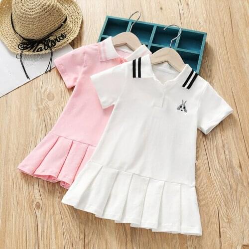 2021 Girls Summer Girls Dress 3 4 6 8 Years Party Princess Dress Summer Casual Cartoon Children Kids Dress
