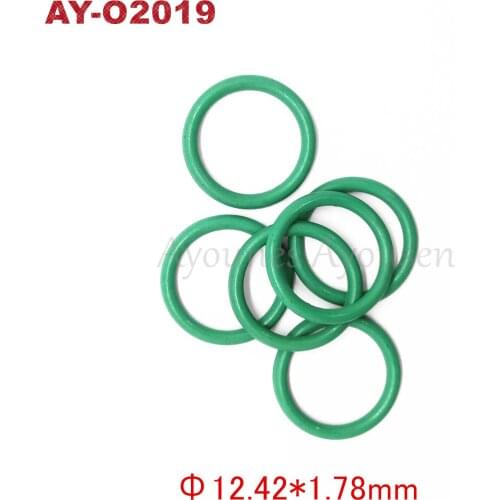Free shipping 100pieces rubber oring seal 12.42*1.78mm for fuel injector parts FJ10045 17113124 repair kits (AY-O2019)