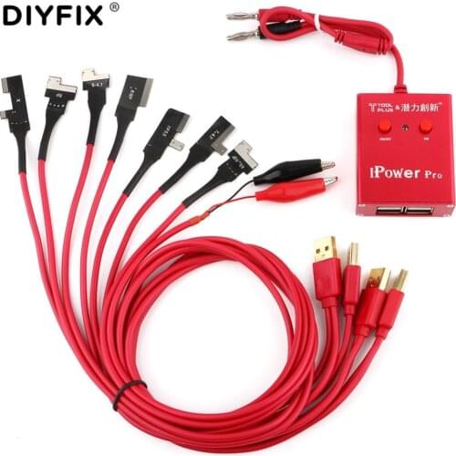 DIYFIX Phone Power Supply Boot Line Test Cable for iPhone X/8/8Plus/7/7Plus/6s/6SPlus/6/6Plus Quick Start Current Protection