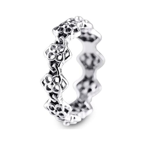 Birthday 2021 Friends Free Shipping Wholesale Fashion Crystal 100% Real S925 Sterling Silver Jewelry Rings for Women
