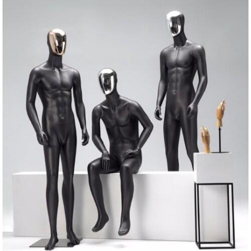 Display Mannequin Full Body Black Model Factory Low Price For Sale